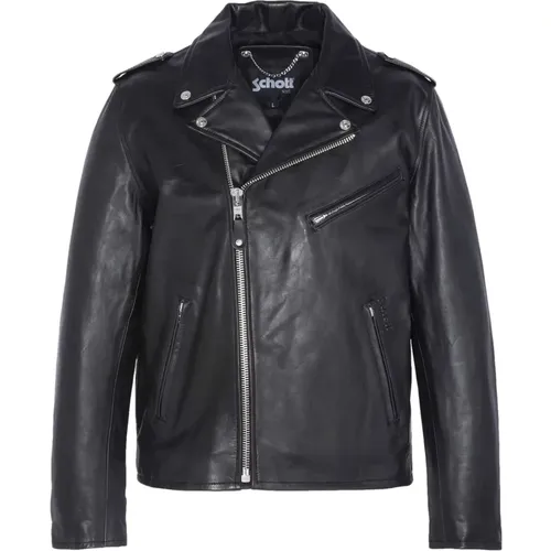 Leather Jacket , male, Sizes: M, XL - Schott NYC - Modalova