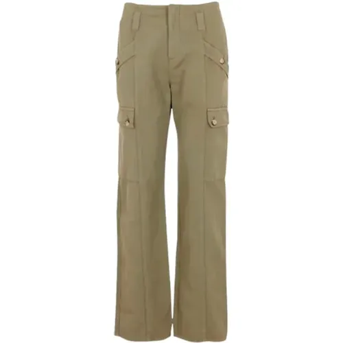 Khaki Cargo Hose , Damen, Größe: XS - BA&SH - Modalova