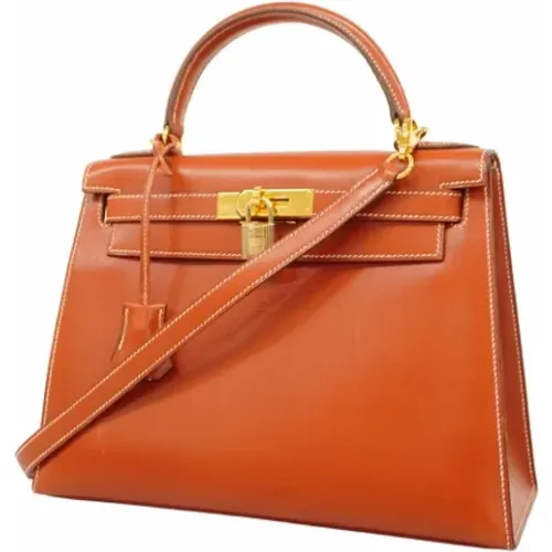 Pre-owned Leather handbags , female, Sizes: ONE SIZE - Hermès Vintage - Modalova