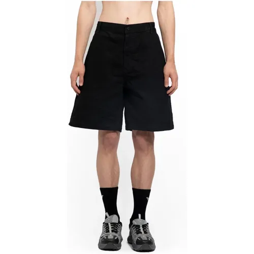 Carpenter Shorts in Crinkled Canvas , male, Sizes: XL, L, M - 44 Label Group - Modalova