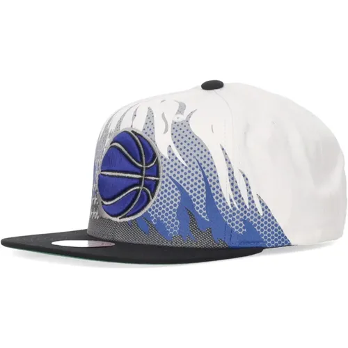 Orlando Magic Flat Visor Cap , male, Sizes: ONE SIZE - Mitchell & Ness - Modalova