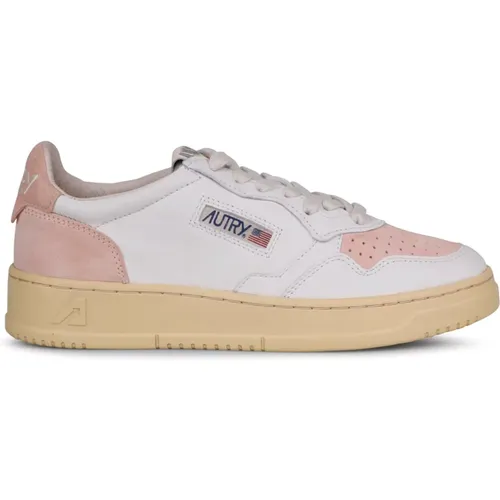 Perforated Low-Top Sneakers , female, Sizes: 3 UK, 7 UK, 4 UK - Autry - Modalova