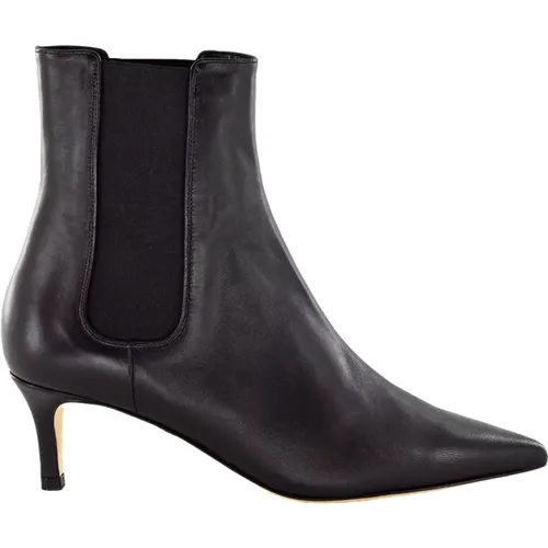 Leather Ankle Boots , female, Sizes: 4 UK, 5 UK, 7 UK, 3 UK - Douuod Woman - Modalova