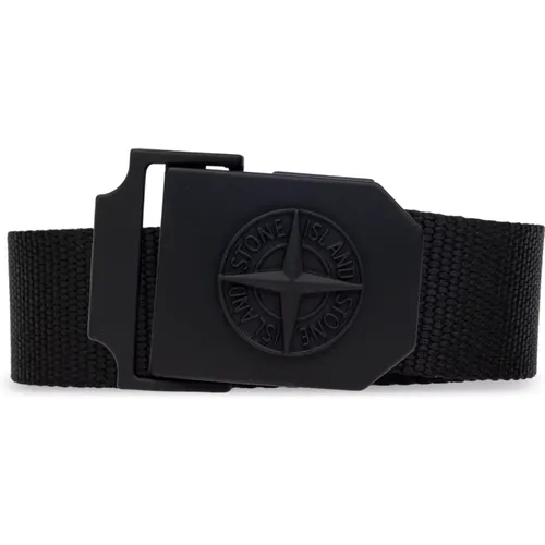 Gürtel mit Logo , Herren, Größe: 100 CM - Stone Island - Modalova