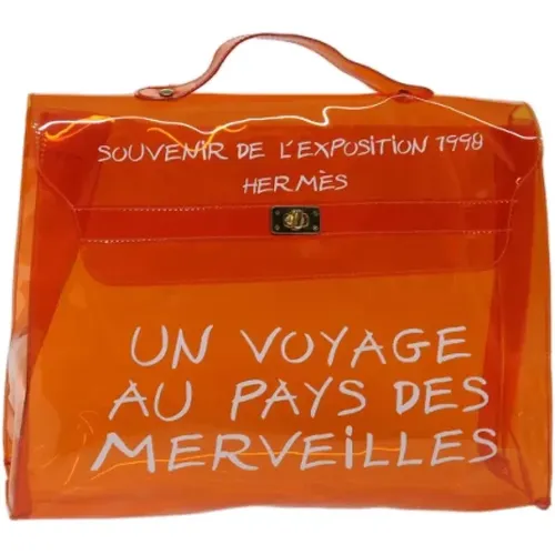 Pre-owned Vinyl handbags , female, Sizes: ONE SIZE - Hermès Vintage - Modalova