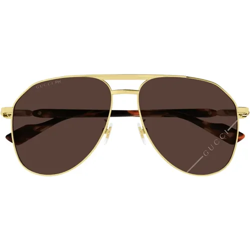 Vintage-inspired Urban Trendy Sunglasses , male, Sizes: 59 MM - Gucci - Modalova