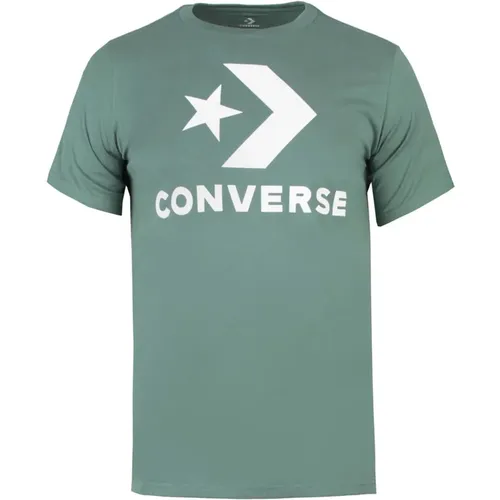 Go-To Star Chevron Logo Standard-Fit T-Shirt , Herren, Größe: M - Converse - Modalova