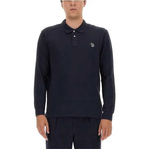 Polo Shirt mit Zebra Patch, Regular Fit - PS By Paul Smith - Modalova