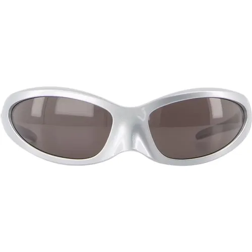 Silver Acetate Sunglasses , unisex, Sizes: ONE SIZE - Balenciaga - Modalova