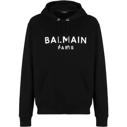 Logo Hoodie , male, Sizes: L, S - Balmain - Modalova