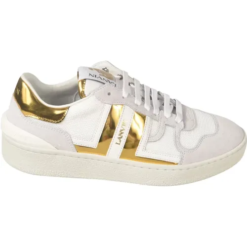 Weiße Sneakers , Damen, Größe: 38 EU - Lanvin - Modalova