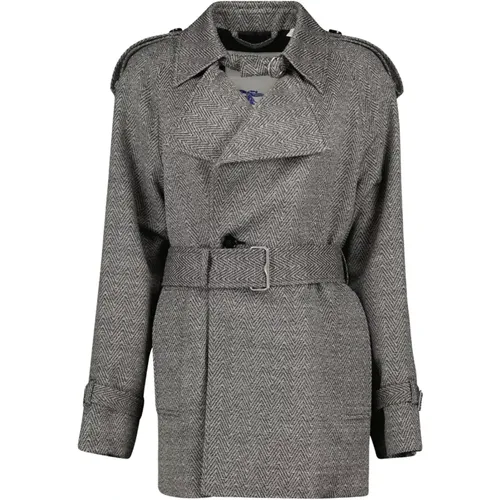 Woll- und Seiden-Trenchcoat - Burberry - Modalova