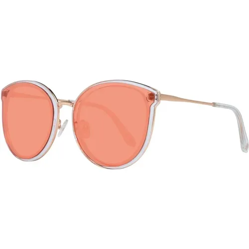 Roségold Unisex Sonnenbrille Runde Linse - Spy - Modalova