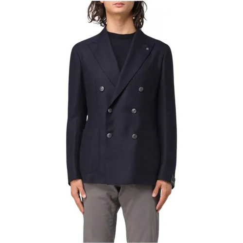 Double-Breasted Jacket , male, Sizes: L, S, M, XL - Tagliatore - Modalova