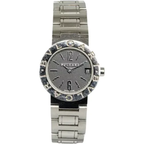 Pre-owned Stainless Steel watches , female, Sizes: ONE SIZE - Bvlgari Vintage - Modalova