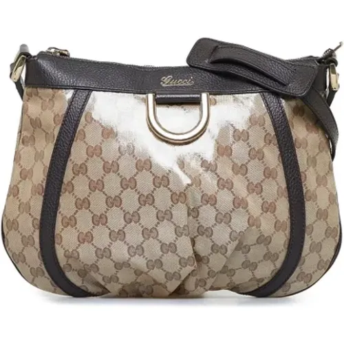 Canvas Gucci Shoulder Bag , unisex, Sizes: ONE SIZE - Gucci Vintage - Modalova