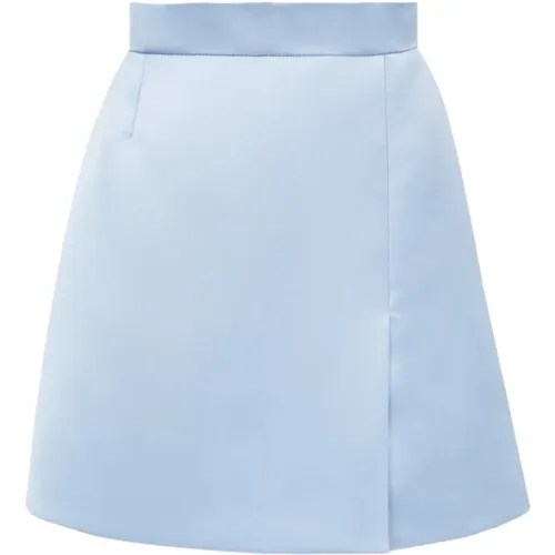 Satin A-Line Mini Skirt , female, Sizes: 2XL, XL - Nina Ricci - Modalova