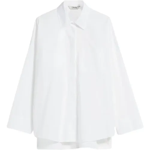Cotton Oxford Shirt , female, Sizes: 2XS - Max Mara - Modalova