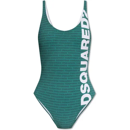 Badeanzug , Damen, Größe: 2XS - Dsquared2 - Modalova