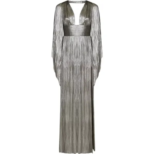 Silver Swarovski Crystal Embellished Dress , female, Sizes: M, XL - Maria Lucia Hohan - Modalova