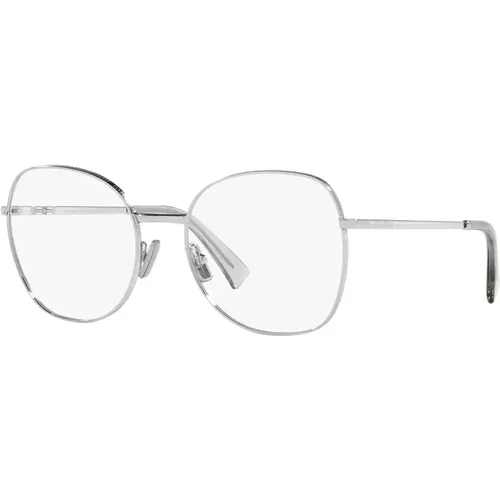 Silver Eyewear Frames,Eyewear frames VMU 52Vv - Miu Miu - Modalova