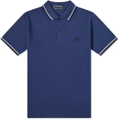 Twin Tipped Polo Navy/Weiß - Fred Perry - Modalova