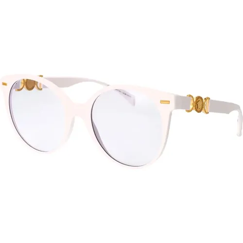 Stylish Sunglasses with Model 0Ve4442 , female, Sizes: 55 MM - Versace - Modalova