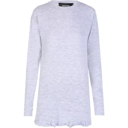 High-Quality Long Sleeve T-Shirt , female, Sizes: S - Dsquared2 - Modalova
