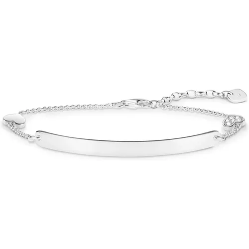 Diamant Love Bridge Armband , Damen, Größe: ONE Size - Thomas Sabo - Modalova