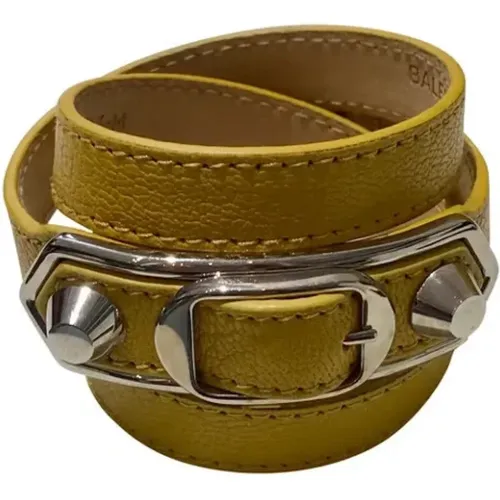 Pre-owned Leather bracelets , unisex, Sizes: ONE SIZE - Balenciaga Vintage - Modalova