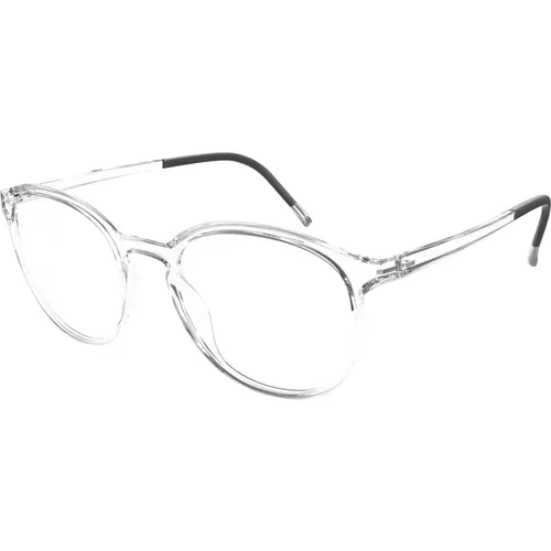 Crystal Glacier Brillengestelle EOS VIEW,Dunkelgraue Brillenfassungen EOS VIEW,Navy Brillengestelle EOS View - Silhouette - Modalova