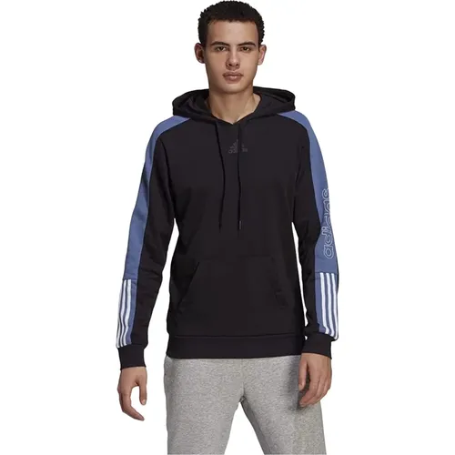 Bicolor Kapuzenpullover , Herren, Größe: 2XL - Adidas - Modalova