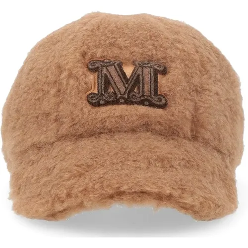 Camel Edit Hat , female, Sizes: 57 CM - Max Mara - Modalova