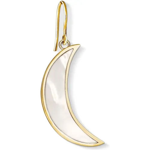 Gold and Mother of Pearl Earrings , female, Sizes: ONE SIZE - Thomas Sabo - Modalova