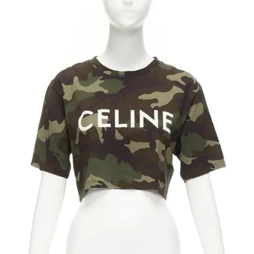 Pre-owned Cotton tops , female, Sizes: S - Celine Vintage - Modalova