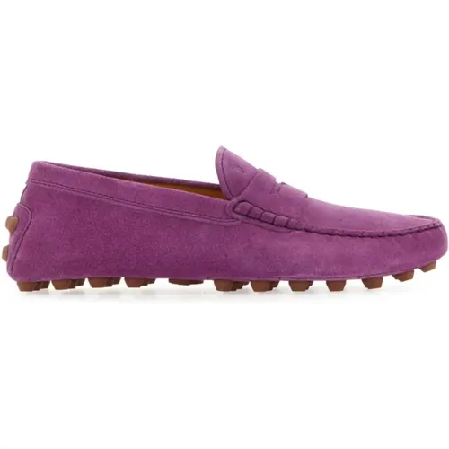 Suede Gommino Loafers , female, Sizes: 3 1/2 UK - TOD'S - Modalova