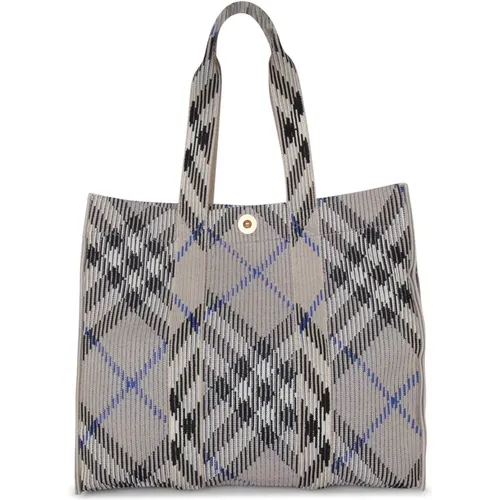 Check Print Tote Style Tasche - Burberry - Modalova