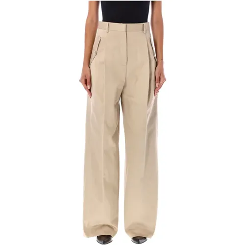 Flared Chino Pants , female, Sizes: M, XS, S - Lanvin - Modalova