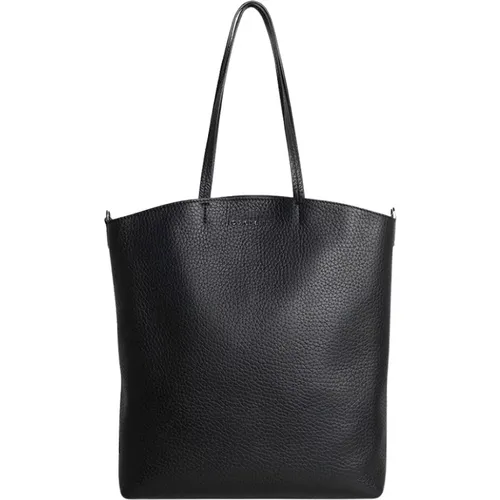 Elegant Leather Ladylike Shopper Bag , female, Sizes: ONE SIZE - Orciani - Modalova