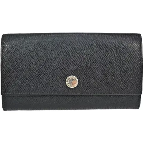 Pre-owned Leather wallets , female, Sizes: ONE SIZE - Bvlgari Vintage - Modalova