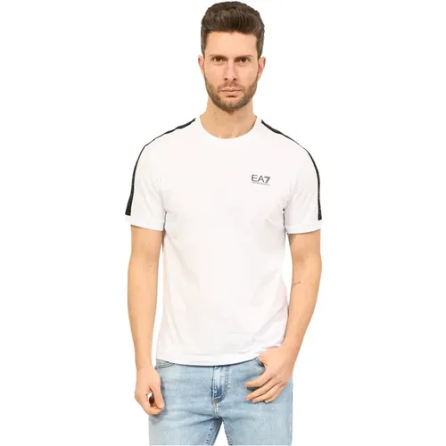 T-Shirts , male, Sizes: M, 2XL - Emporio Armani EA7 - Modalova