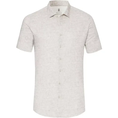 Short Sleeve Shirts , Herren, Größe: L - Desoto - Modalova