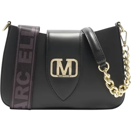 Schwarze Kourtney Hobo Leder Tasche - Marc Ellis - Modalova