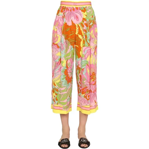 S Print Pants , female, Sizes: M - Dolce & Gabbana - Modalova