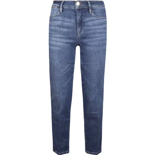 Le High Gerades Jeans , Damen, Größe: W30 - Frame - Modalova