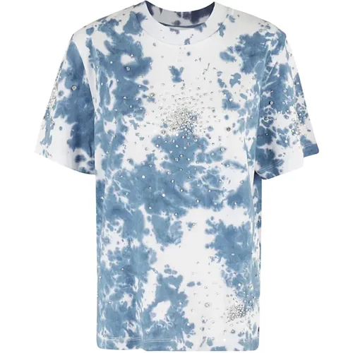 Splash Stickerei Tie Dye T-Shirt - DES Phemmes - Modalova