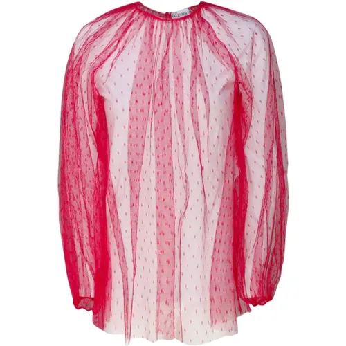 Fuchsia Hemden von R.e.d. Valentino , Damen, Größe: 2XS - RED Valentino - Modalova