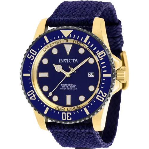 Pro Diver Automatic Watch - Blue Dial , male, Sizes: ONE SIZE - Invicta Watches - Modalova