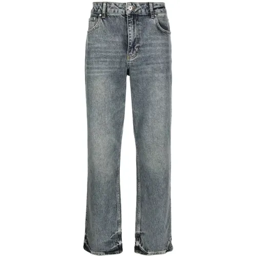Lightgray Trousers for Men , male, Sizes: W33 - Represent - Modalova