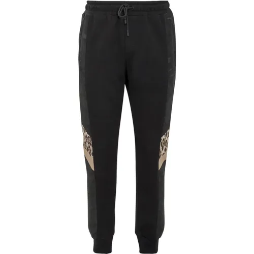 Patch Mixed Fabric Joggers , male, Sizes: M - Dolce & Gabbana - Modalova